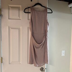 Express Backless Dress in Soft Pink